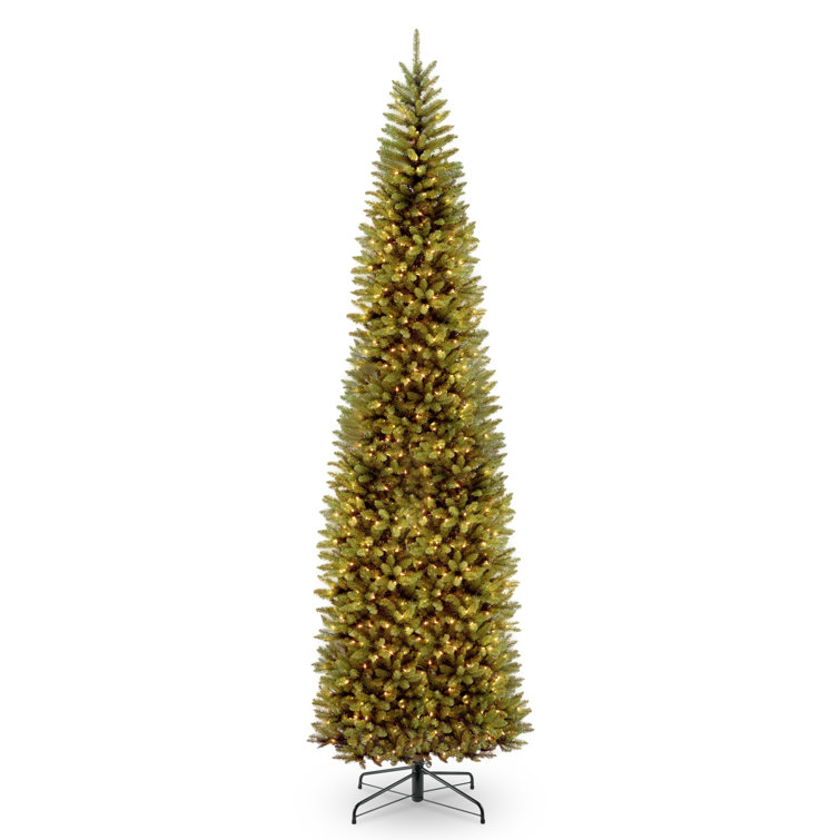 National Tree Company Kingswood Fir Pencil Tree with Clear Lights